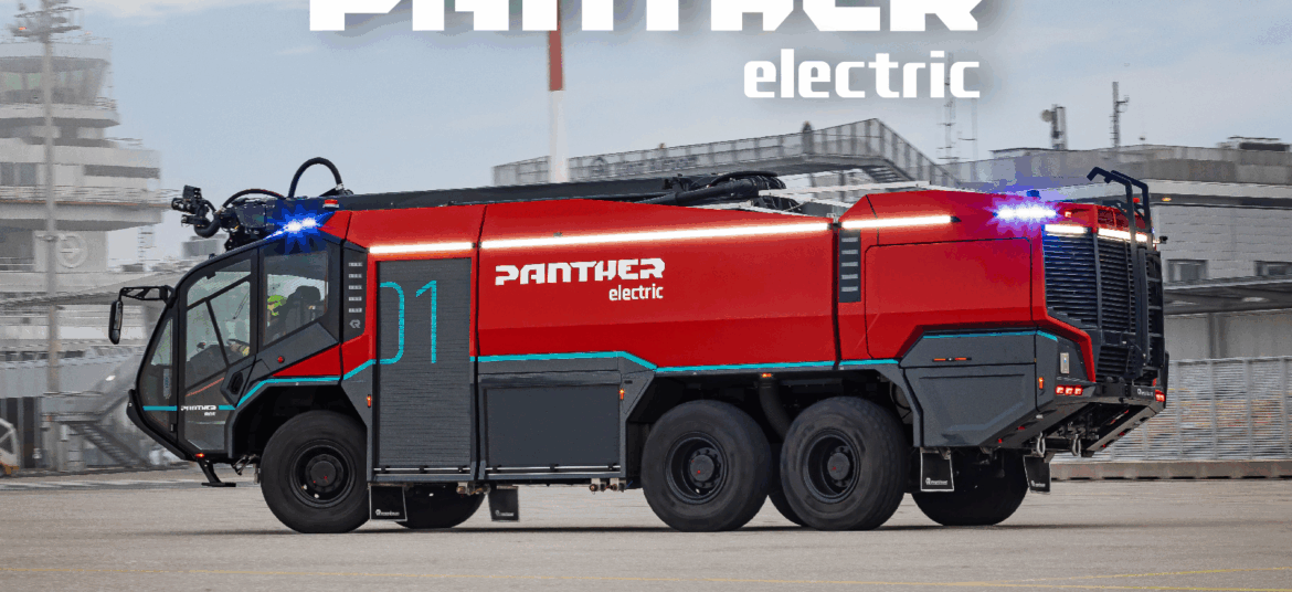 Rosenbauer presents the new PANTHER electric at the Salzburgring