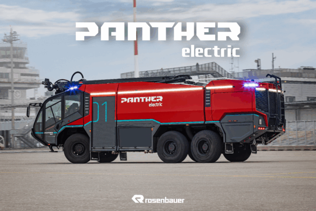 Rosenbauer presents the new PANTHER electric at the Salzburgring